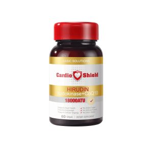 BASIC SOLUTIONS Cardio Shield HIRUDIN Nattokinase+CoQ10 18000ATU 60 Softgels