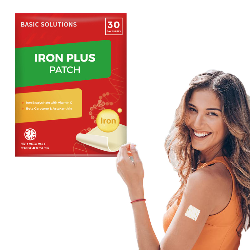 BASIC SOLUTIONS Iron Plus Patch with Vitamin C 30 pcs - Basic Solutions