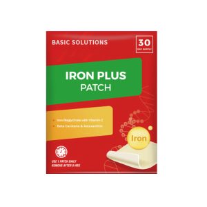 BASIC SOLUTIONS Iron Plus Patch with Vitamin C 30 pcs