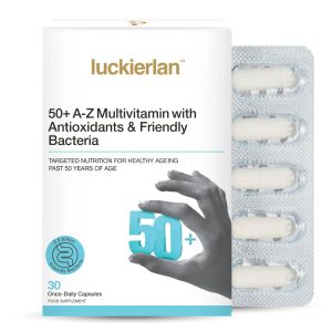 Luckierlan 50+ A-Z Multivitamin with Antioxidants (30 Capsules)