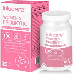 lulucare Women's Probiotic 100 Tablets